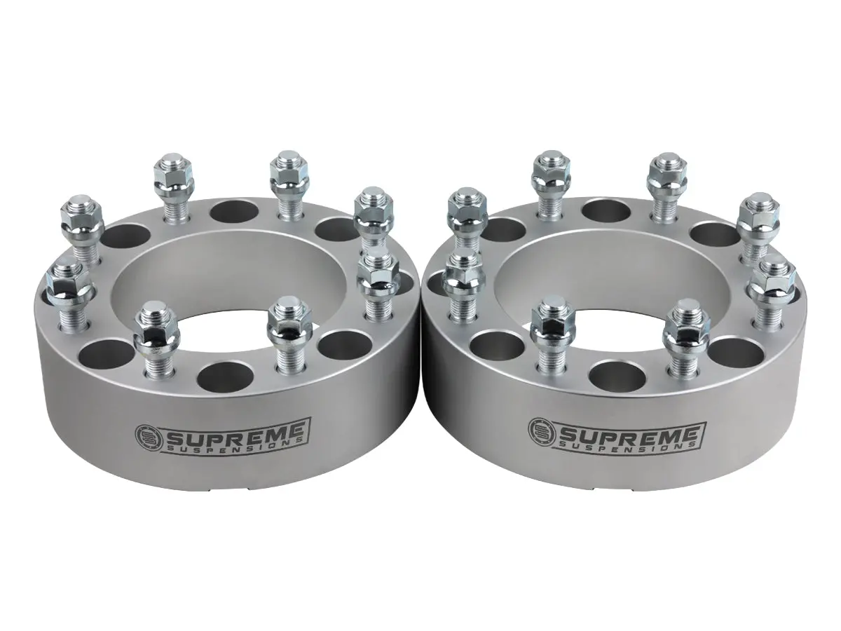 2011-2022 Gmc Sierra 3500Hd 2Wd 4Wd 2" Lug Centric 8X180 Wheel Spacers 124.1Mm Center Bore 4