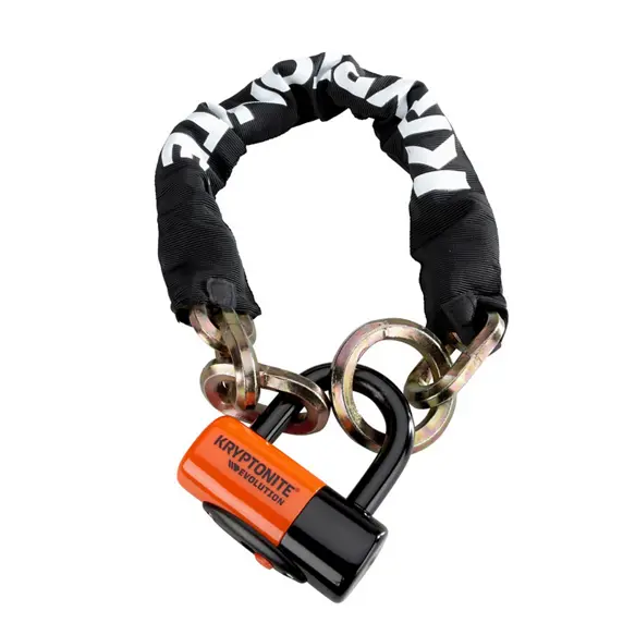 Kryptonite Kædelås Ny Noose W Evs4 Kædelås 12Mmx75cm Disc 14Mm 1