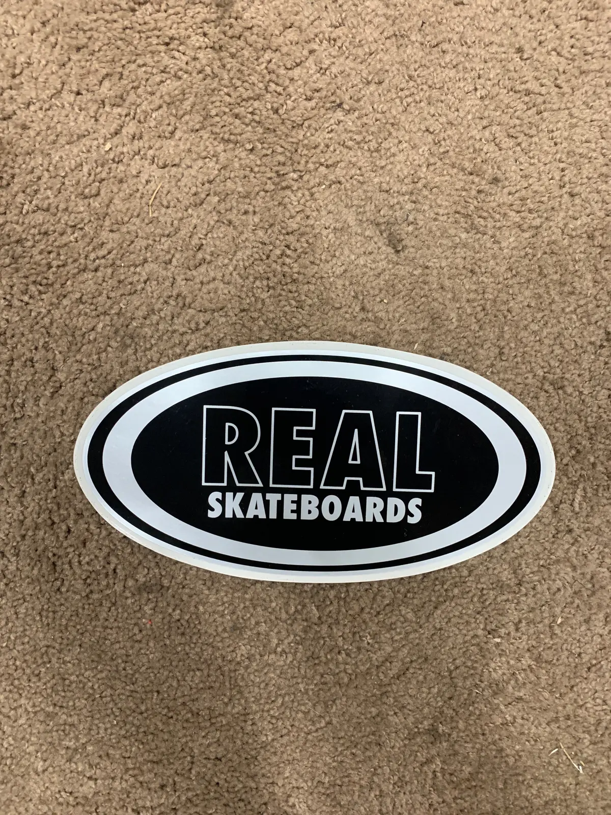 Vintage Real Skateboards Oval Decal 1
