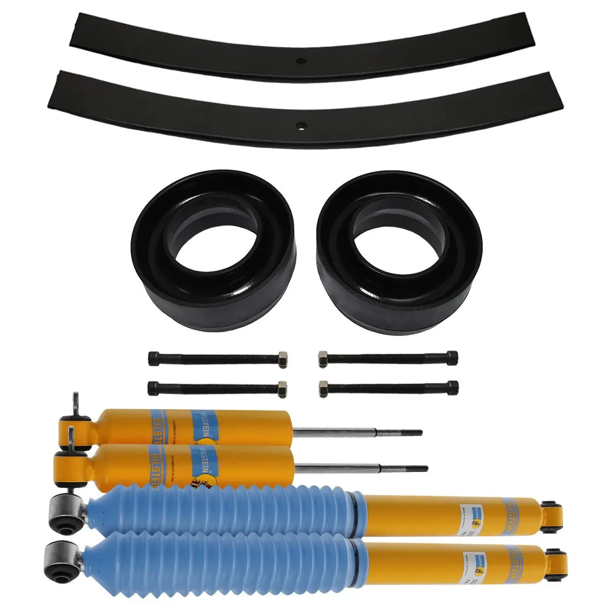 1998-2003 Dodge Durango Full Add A Leaf Rear Suspension Lift Kit &  Bilstein Shocks 2Wd 4X2 1