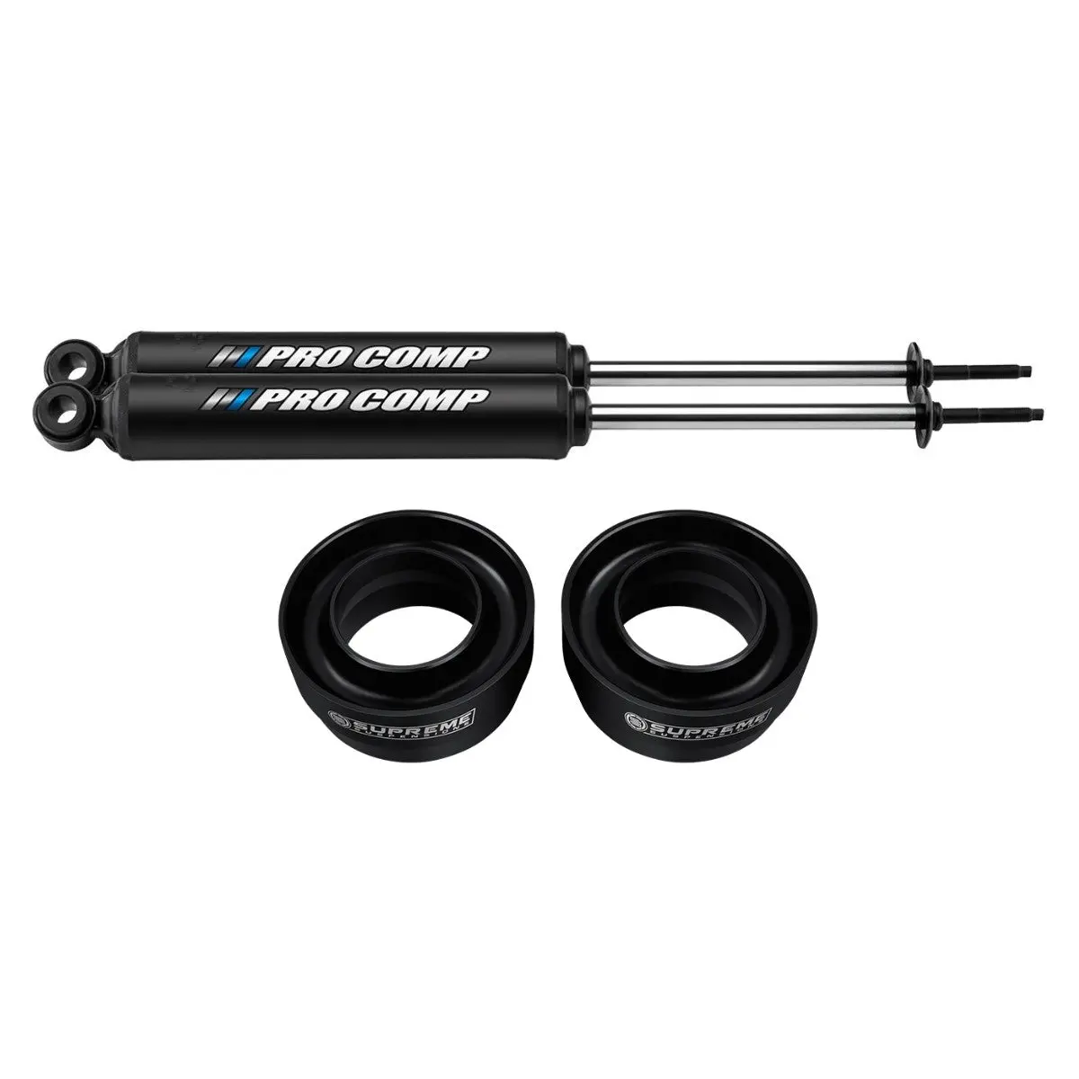 2002-2005 Dodge Ram 1500 Front Suspension Leveling Kit With Extended Pro Comp Shocks 2Wd 1