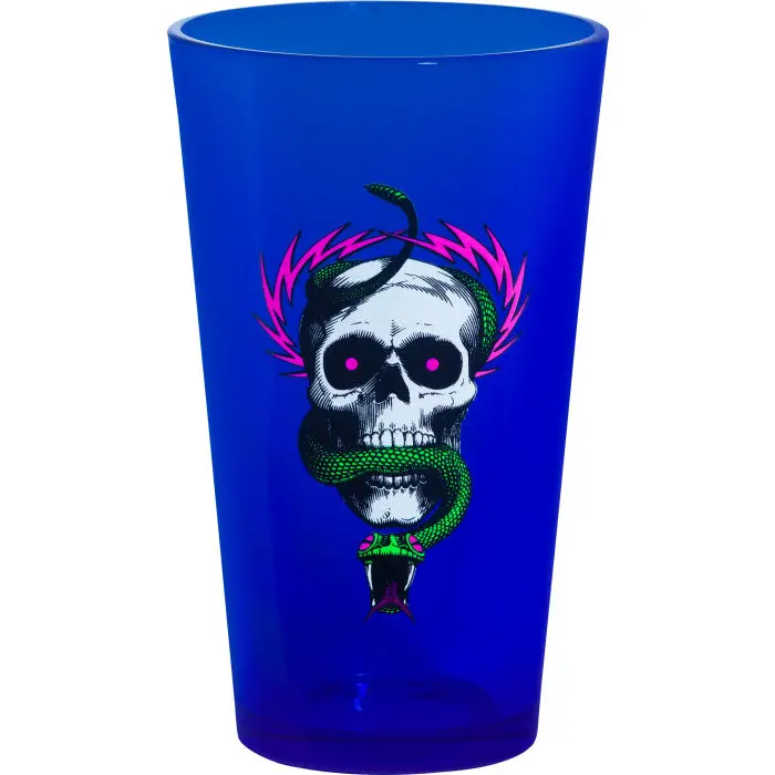 Powell Peralta Pint Glass Mcgill Skull & Snake Blacklight 1