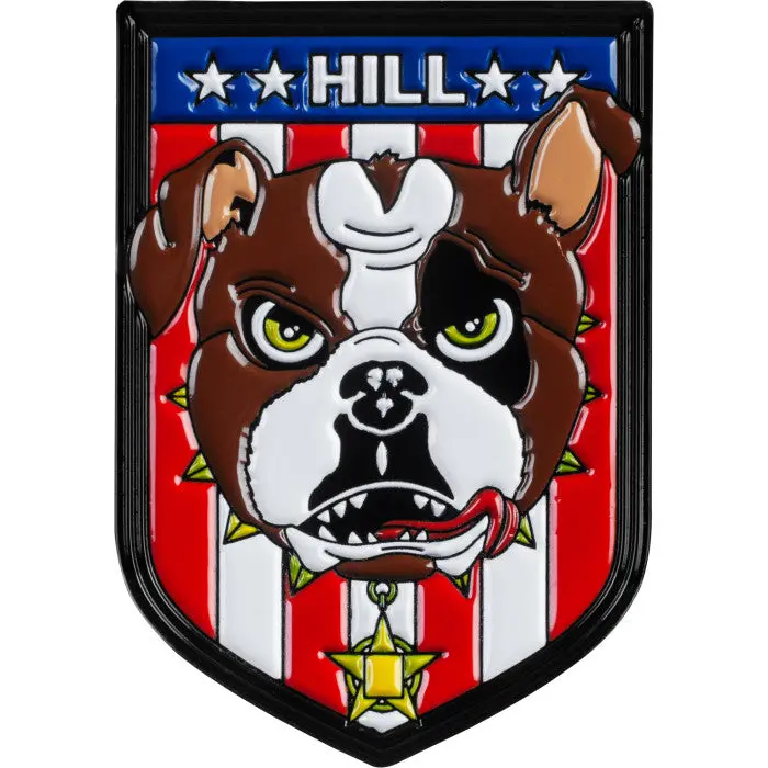 Powell Peralta Frankie Hill Bulldog Lapel Pin 1