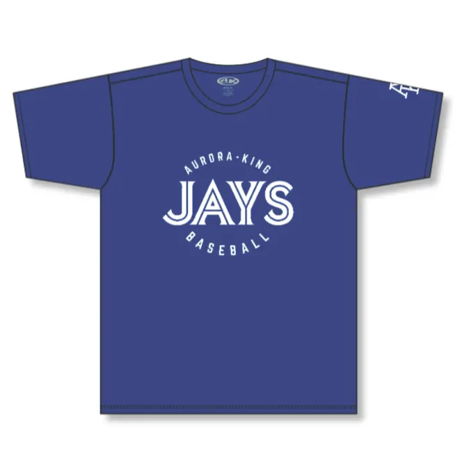 Athletic Knit A1800 Short Sleeve Aurora-King Jays Tee | Royal 1