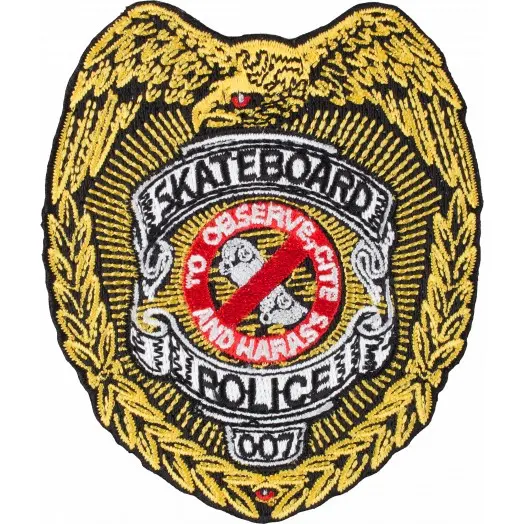 Powell Peralta Skateboard Police Patch Single 1