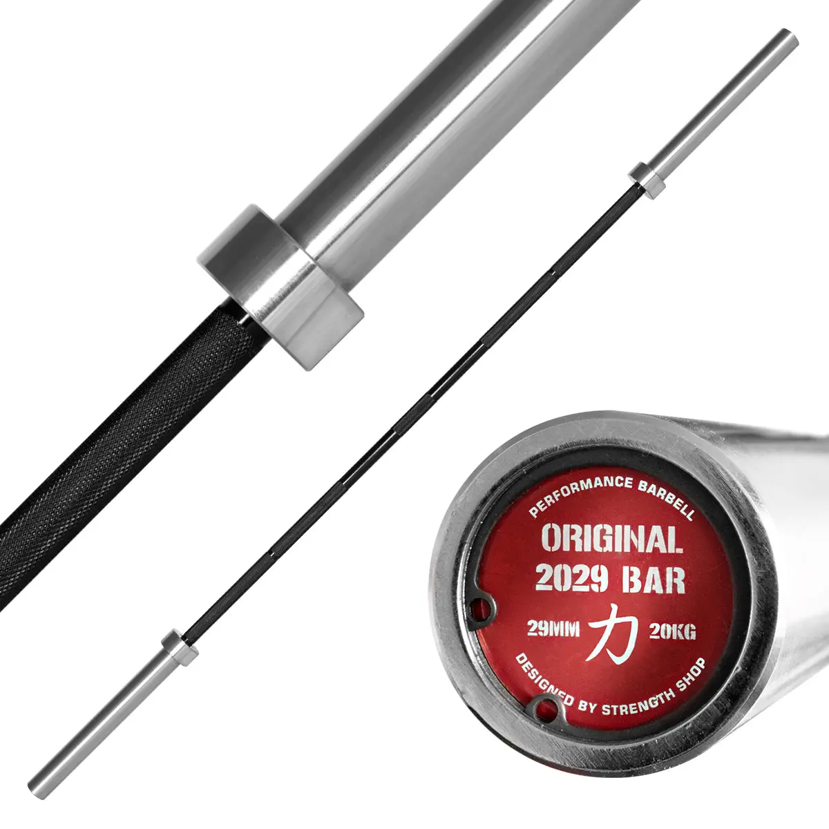 Original 2029 Power Bar, Black Shaft & Chrome Sleeves 1
