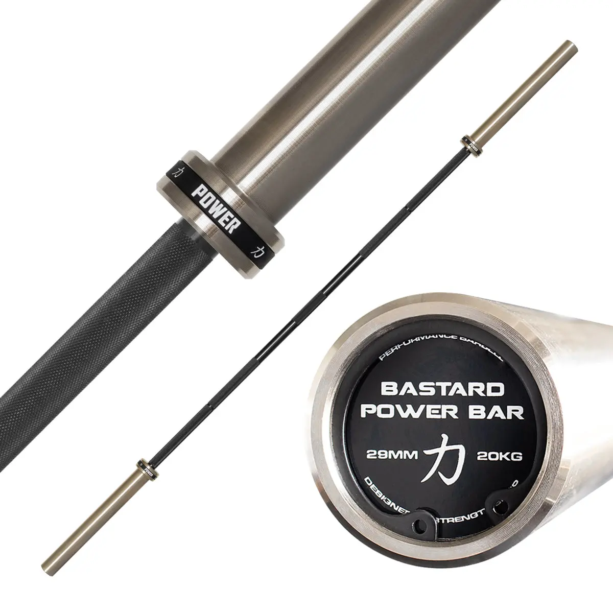 Bastard Power Bar With Black Chrome Shaft & Bronze Bushings 1