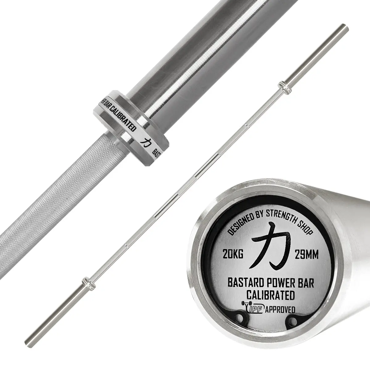 Calibrated Bastard Power Bar - Stainless Steel, Ipf Approved 1