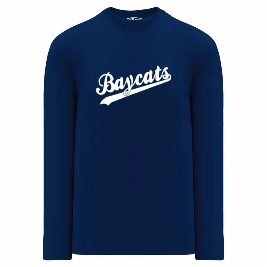 Athletic Knit A1900 Long Sleeve Barrie Baycats Tee | Sublimated Logo 1
