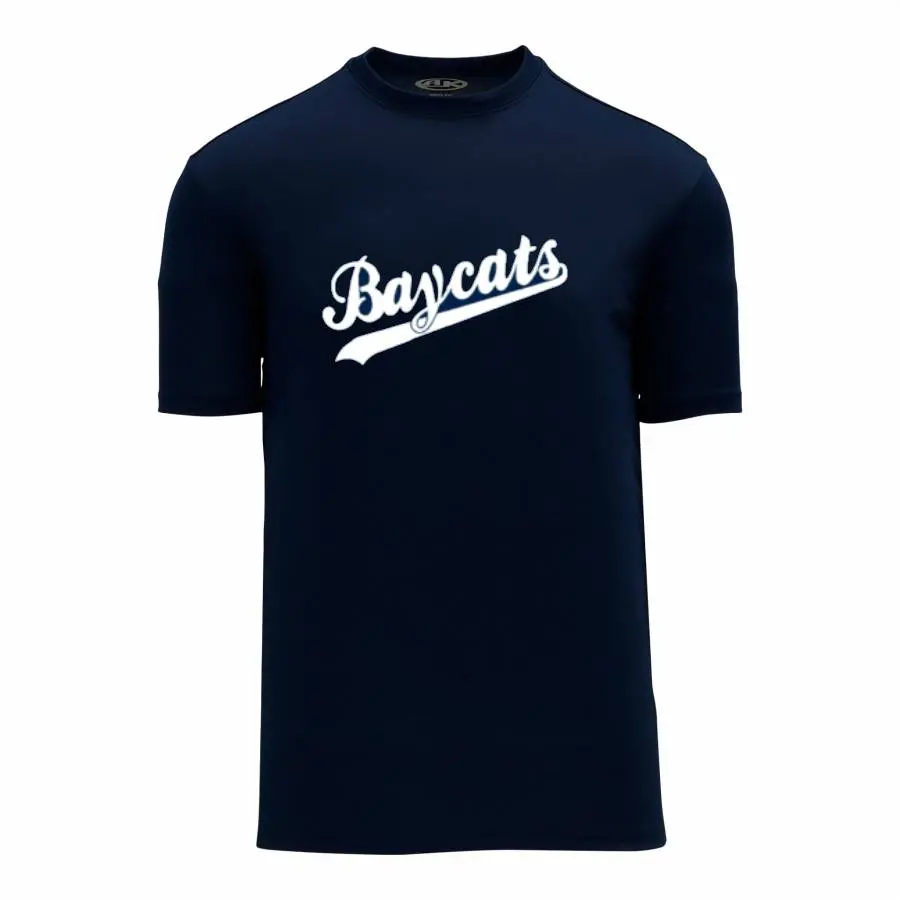 Athletic Knit A1800 Short Sleeve Barrie Baycats Tee | Sublimated Logo 1