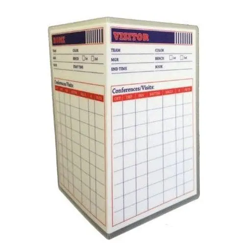 Refsmart Softball/Baseball Rewritable Game Card 2