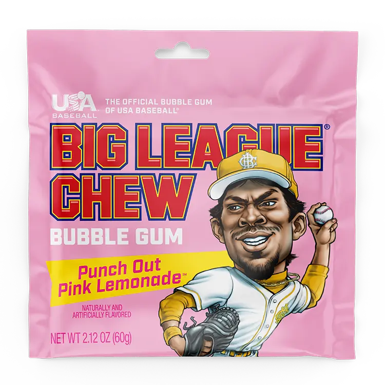 Big League Chew - Punch Out Pink Lemonade 1