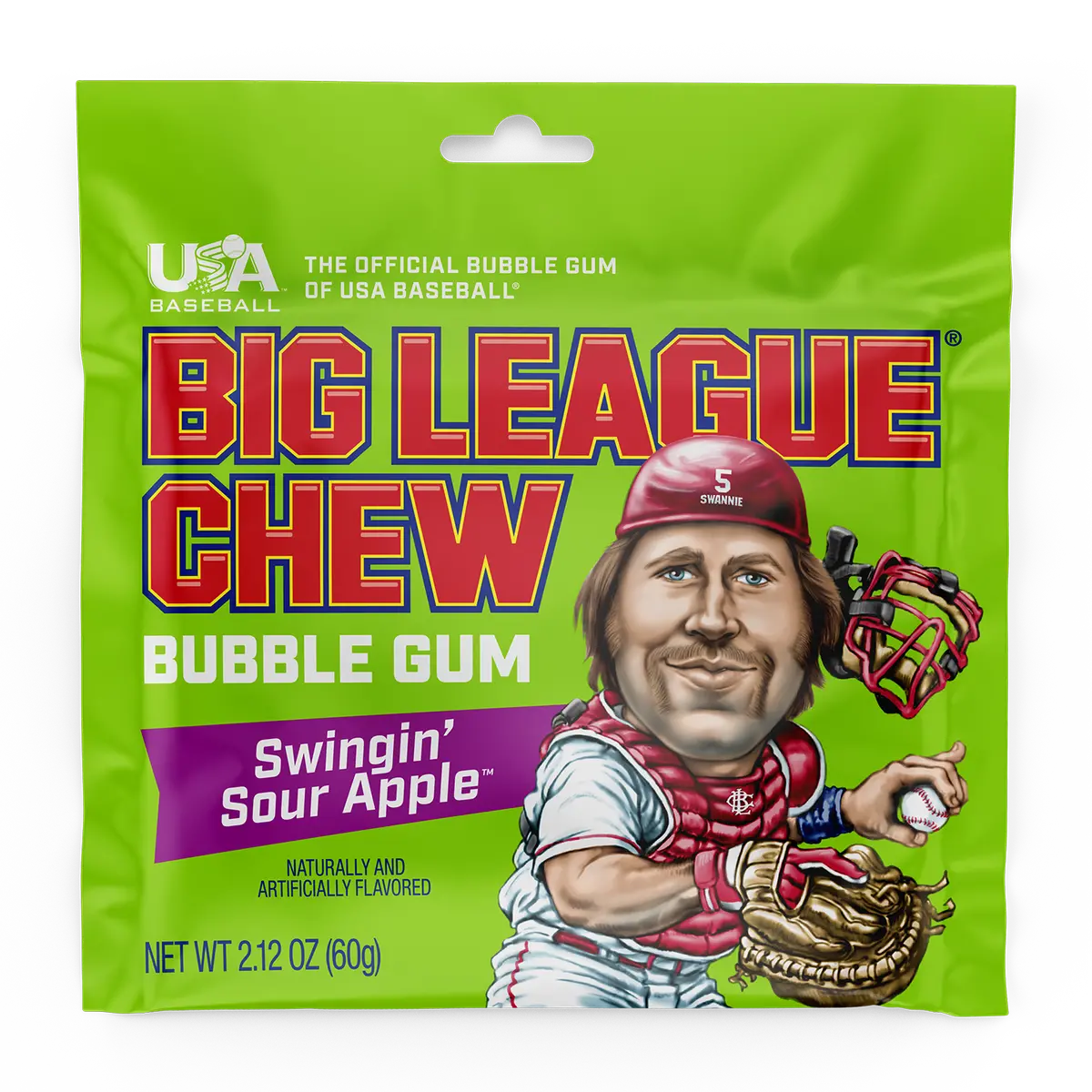 Big League Chew - Swingin' Sour Apple 1