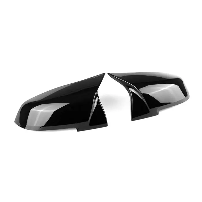 Mhc Black Bmw M Style Wing Mirror Replacement Covers In Gloss Black 1