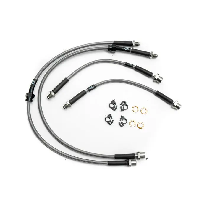 Hel Bmw F87 M2 & M2 Competition Stainless Steel Front & Rear Braided Brake Lines 1