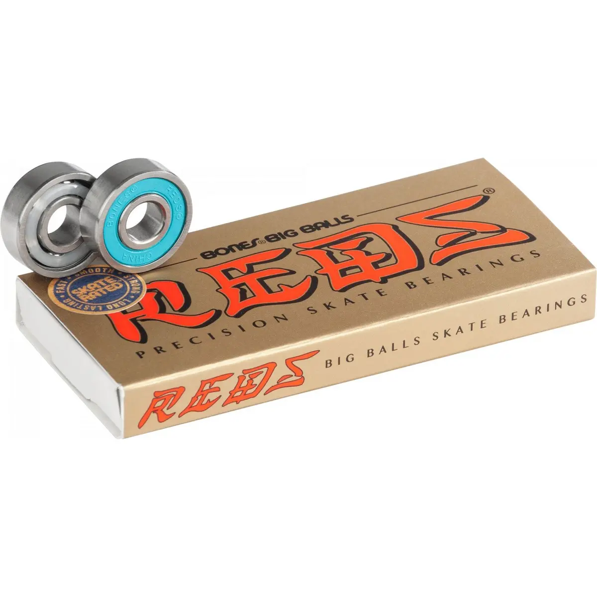 Bones® Big Balls™ Reds® Skateboard Bearings 8 Pack 1