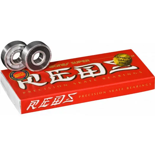 Bones® Super Reds® Skateboard Bearings 8 Pack 1