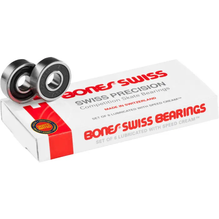 Bones® Swiss Skateboard Bearings 8 Pack 1