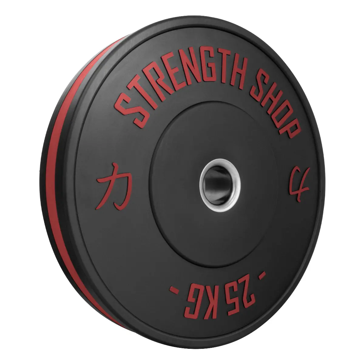 Rubber Bumper Plates W/ Colour Coded Stripe, 5Kg-25Kg Or 150Kg Set 5