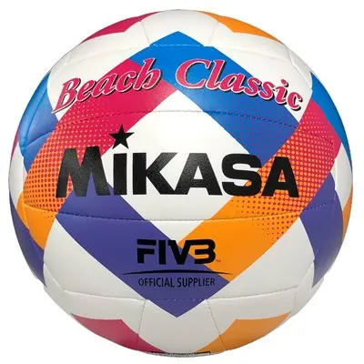 Mikasa Orange, Pink And Blue Beach Classic Beach Volleyball 1