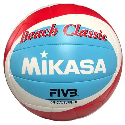 Mikasa Red And Blue Beach Classic Beach Volleyball 1