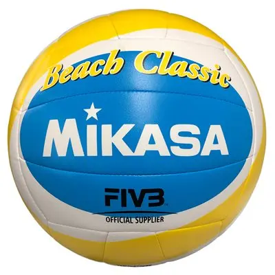 Mikasa Yellow And Blue Beach Classic Beach Volleyball 1