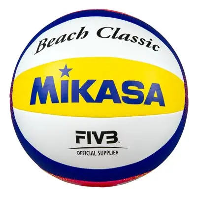 Mikasa Beach Classic Synthetic Leather Beach Volleyball - Replica Of The Olympic Model 1