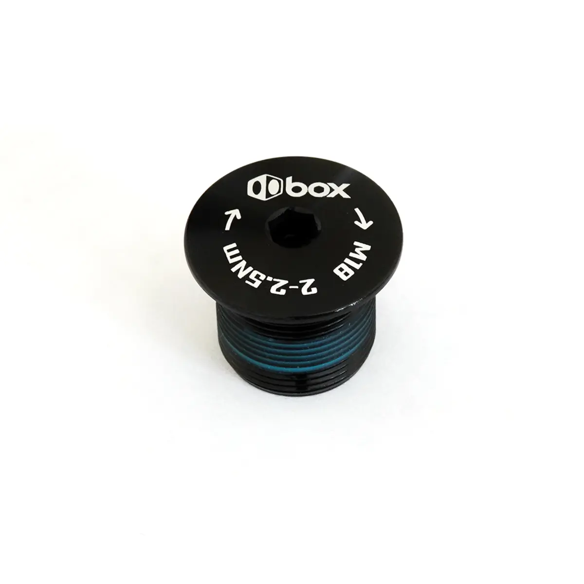 Box Crank 2Pc Spindle Fixing Bolt Alloy Black 1