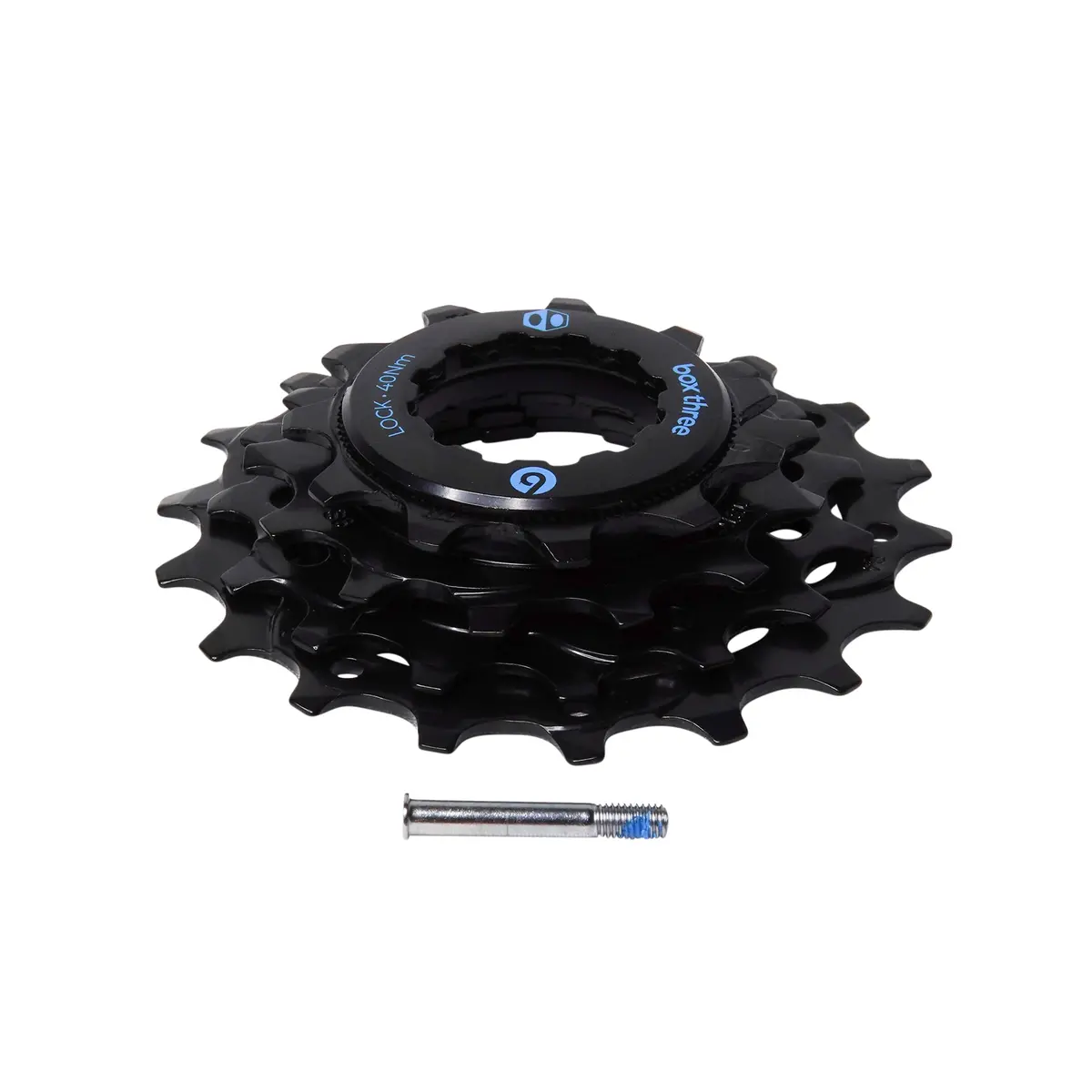 Box Three Prime 9 Lockring & Cogs 11T, 13T, 15T, 18T Black 1