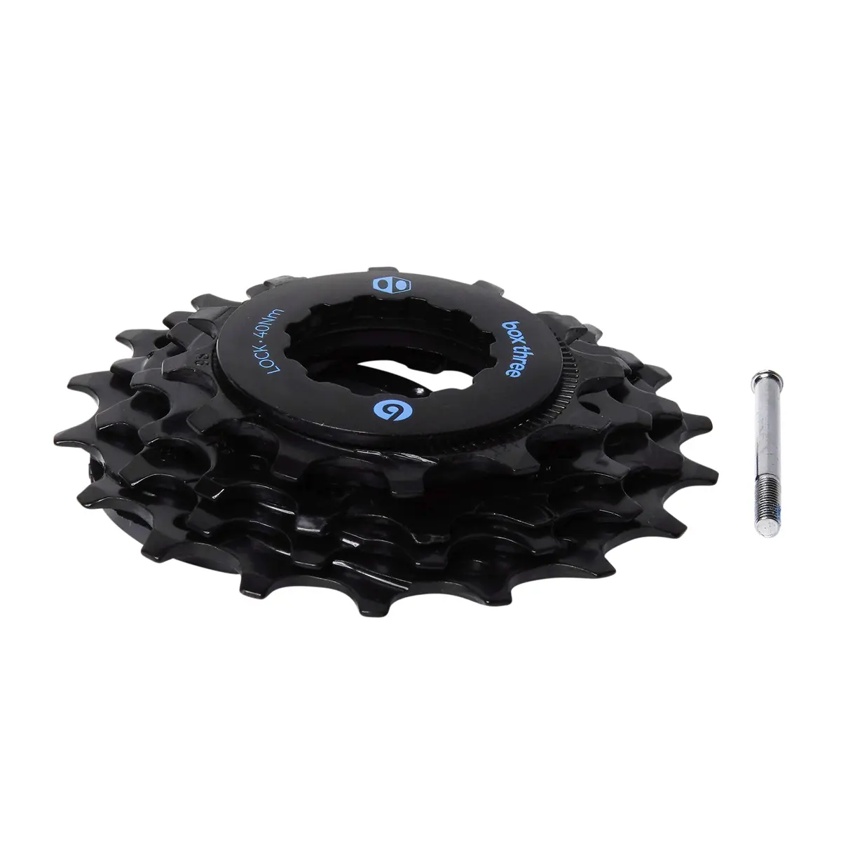 Box Three Prime 9 E-Bike Lockring & Cogs 12T, 14T, 16T, 18T Black 1