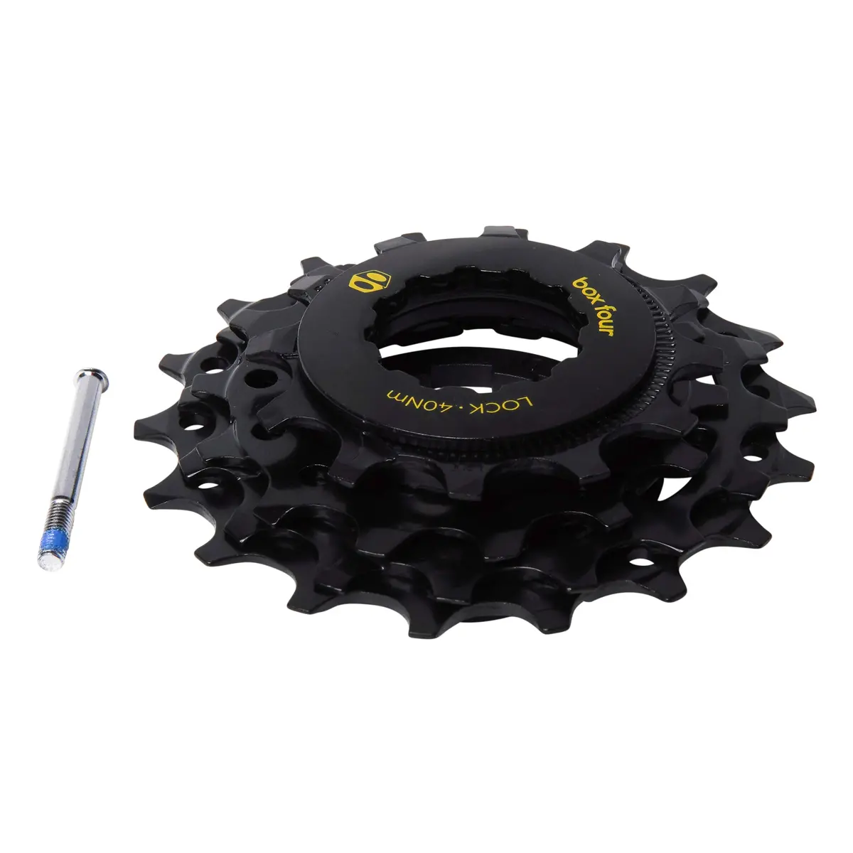 Box Four E-Bike Lockring & Cogs 12T, 14T, 16T, 18T Black 1