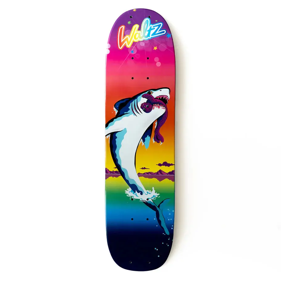 Waltz Skateboards The Bixby Ii Freestyle Skateboard Deck - Best Friends 7.4 1