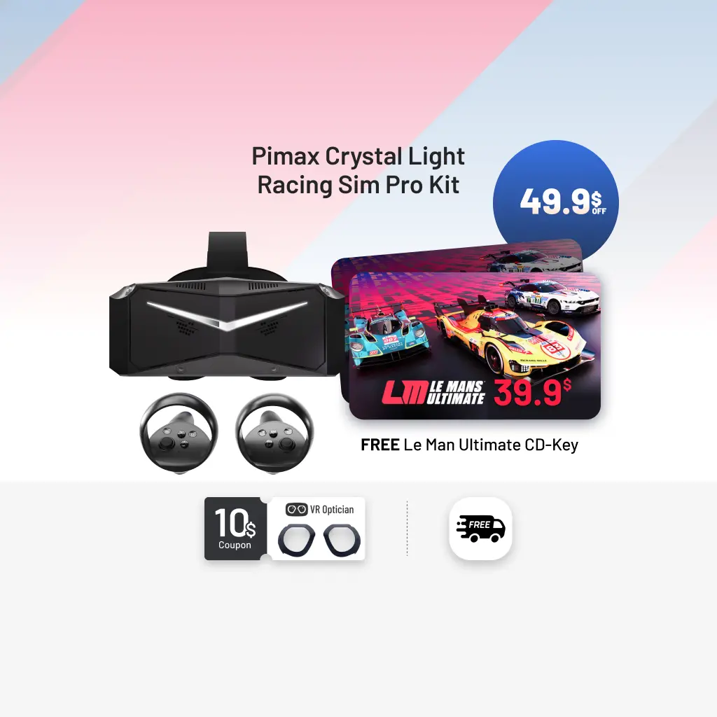 Pimax Crystal Light Racing Sim Kit 1