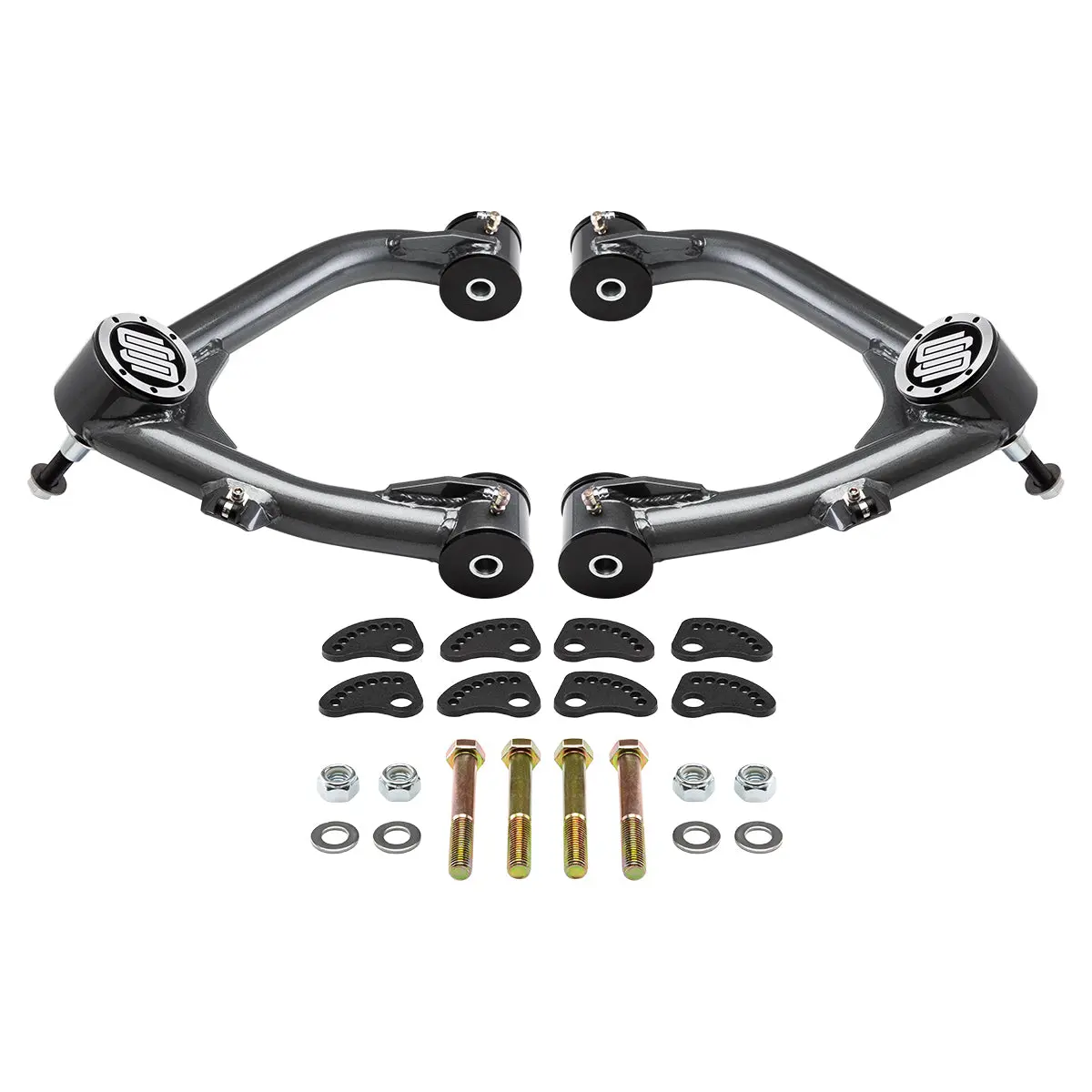 2007-2018 Gmc Sierra 1500 Uni-Ball Upper Control Arms With Camber/Caster Adjusting & Lockout Kit 2Wd 4Wd 1