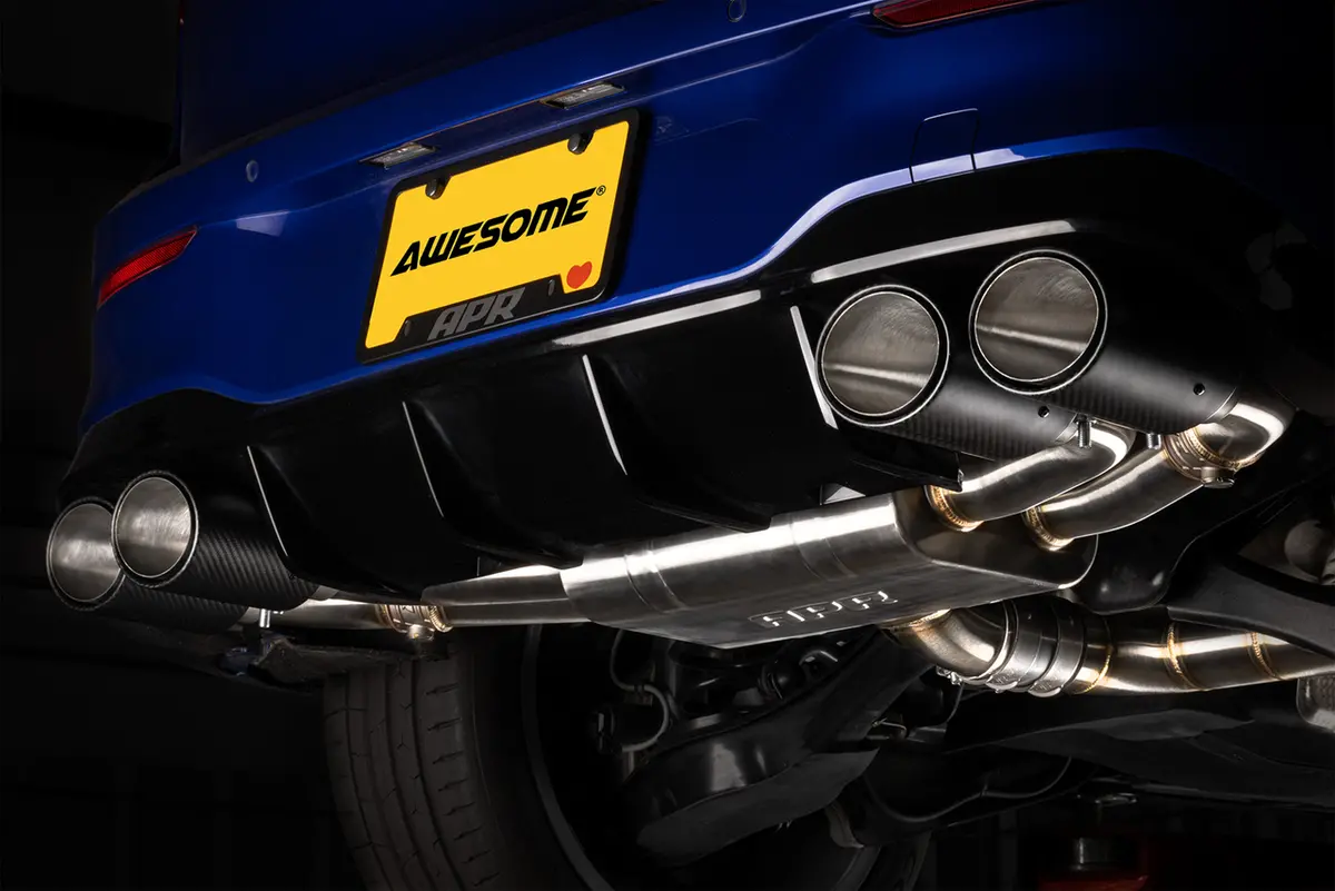 Apr Opf-Back Exhaust System - Golf Mk8 'R' 1