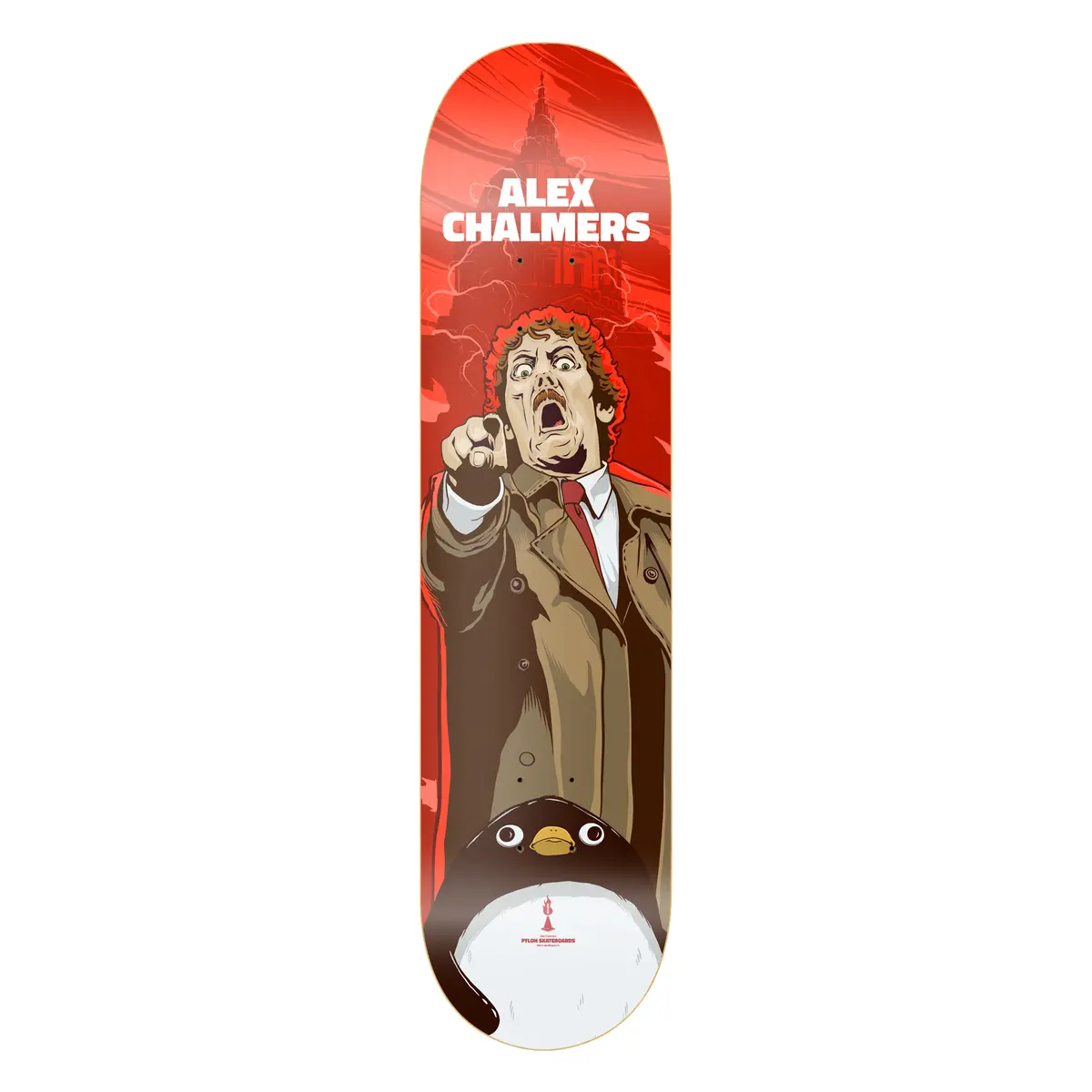 Pylon Skateboards Alex Chalmers - Bodysnatchers 8.5" Wide Deck 1