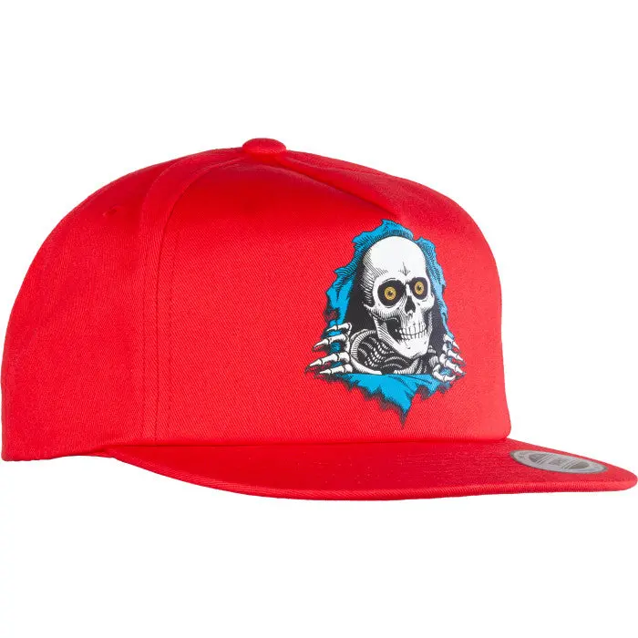 Powell Peralta Ripper Snapback Cap Red 1