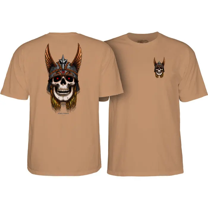 Powell Peralta Andy Anderson Skull T-Shirt Gold Size Large 1