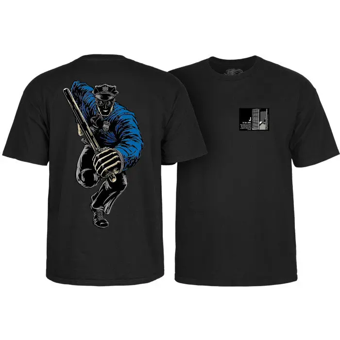 Powell Peralta Chris Senn Police T-Shirt Black 1