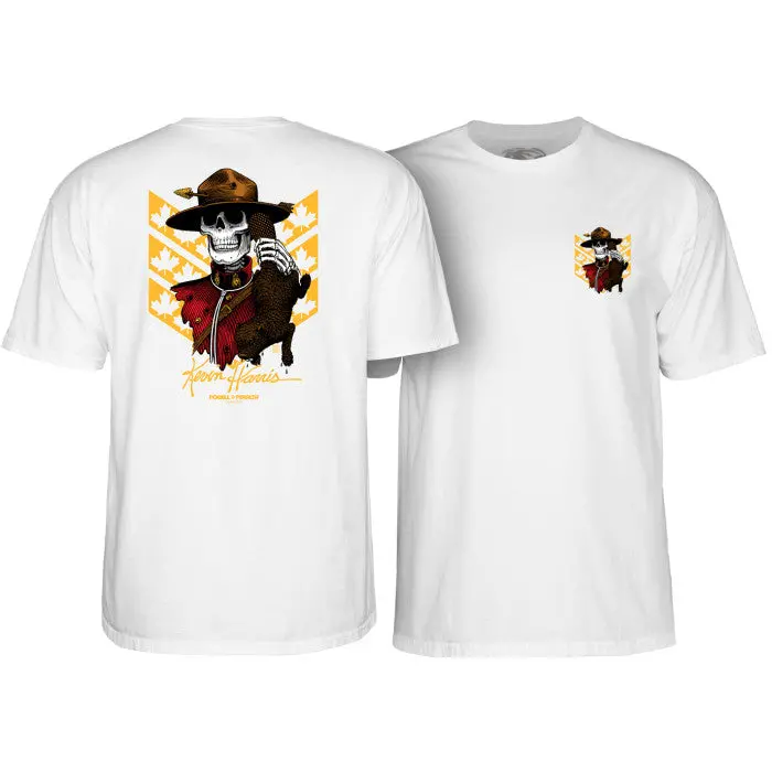 Powell Peralta Kevin Harris Mountie White T Shirt 1