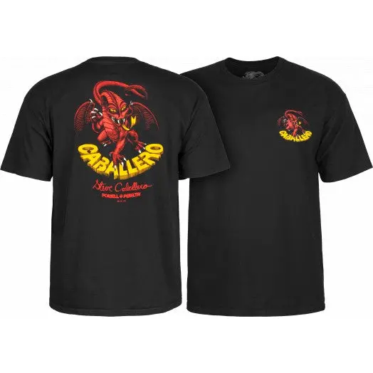 Powell Peralta Steve Caballero Dragon Ii T-Shirt - Black 1