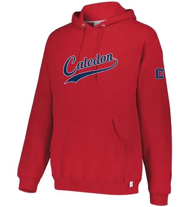 Russell Athletic Caledon Nationals Embroidered Hoodie - Red 1