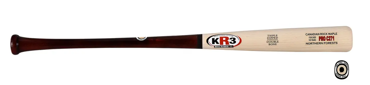 Kr3 Canadian Rock Maple -  Pro C271 - Baseball Bat 1