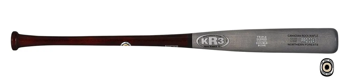 Kr3 Canadian Rock Maple - Pro C243 - Baseball Bat 1