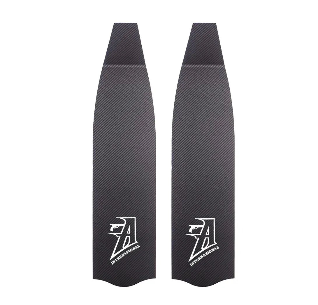 Freediving Fins (Premium Carbon Fiber) - Silver Logo 2
