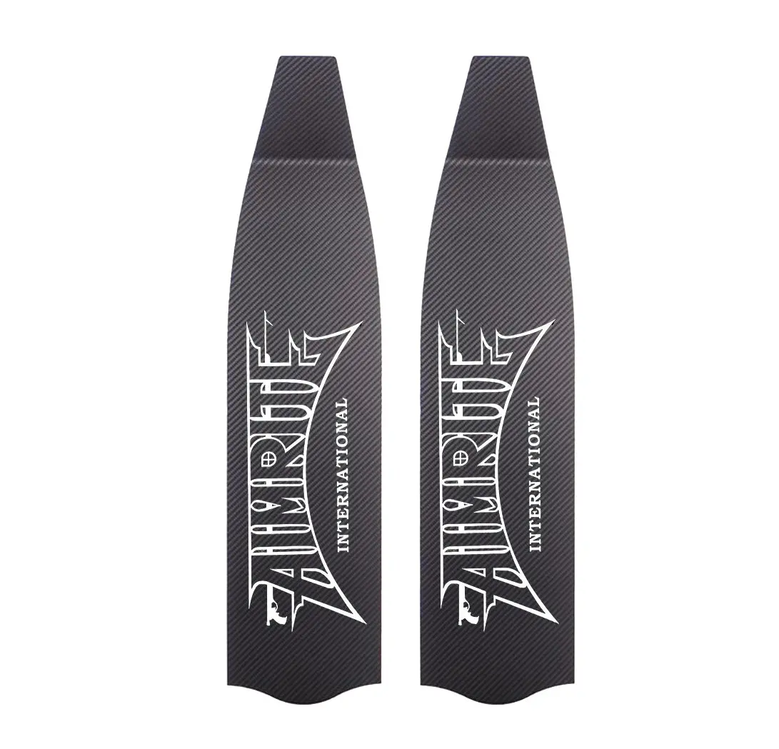 Freediving Fins (Premium Carbon Fiber)  - Silver Logo 1