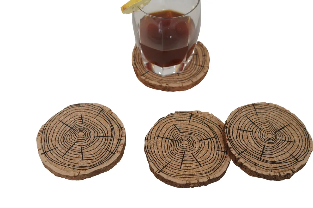 Cork Belly Coaster Set Of 4 1