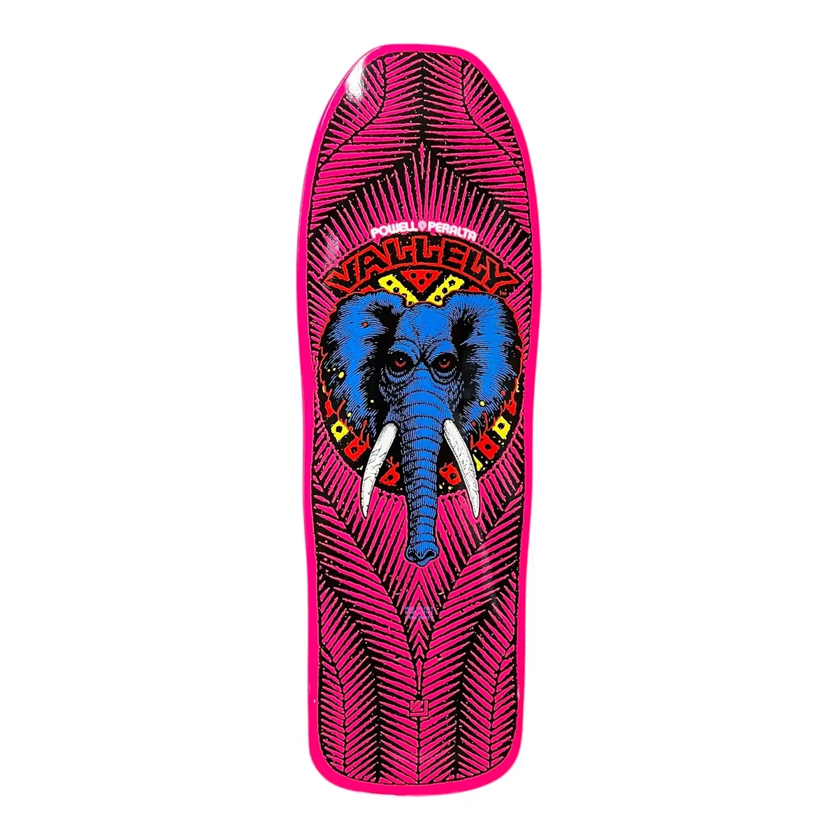Powell Peralta Mike Vallely Elephant Skateboard Deck - Hot Pink 1
