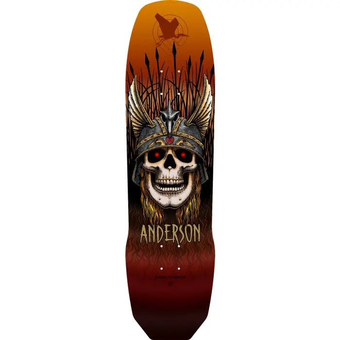 Powell Peralta Pro Andy Anderson Heron 7-Ply Maple Skateboard Deck Rust - 8.45 X 31.8 1