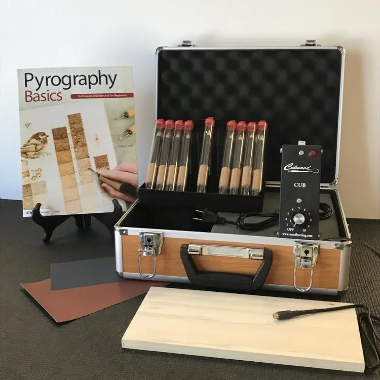 Colwood Cub Deluxe Woodburning Kit W/ 9 Fixed Tips Dkcf (Case Not Included) 1